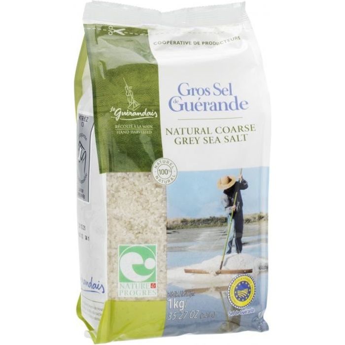 Gros sel humide sachet 1kg