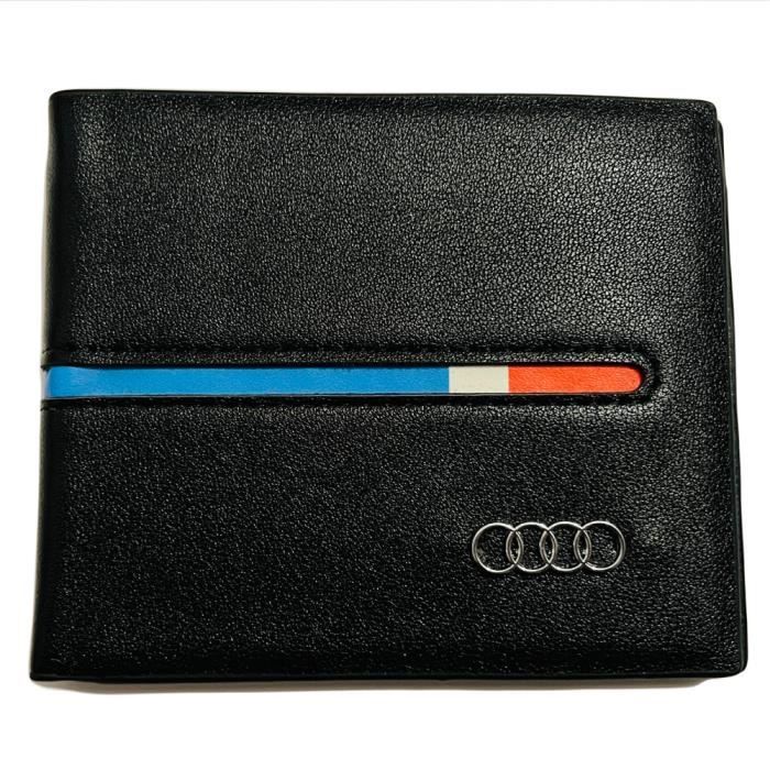 Portefeuille en cuir Audi Document sac portefeuille carte paquet pour AUDI