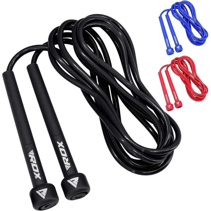 RDX Corde À Sauter Réglable en PVC Salle De Gym Saut Vitesse Perdre du Poids Gymnastique Fitness MMA Boxe Crossfit Saut Câble