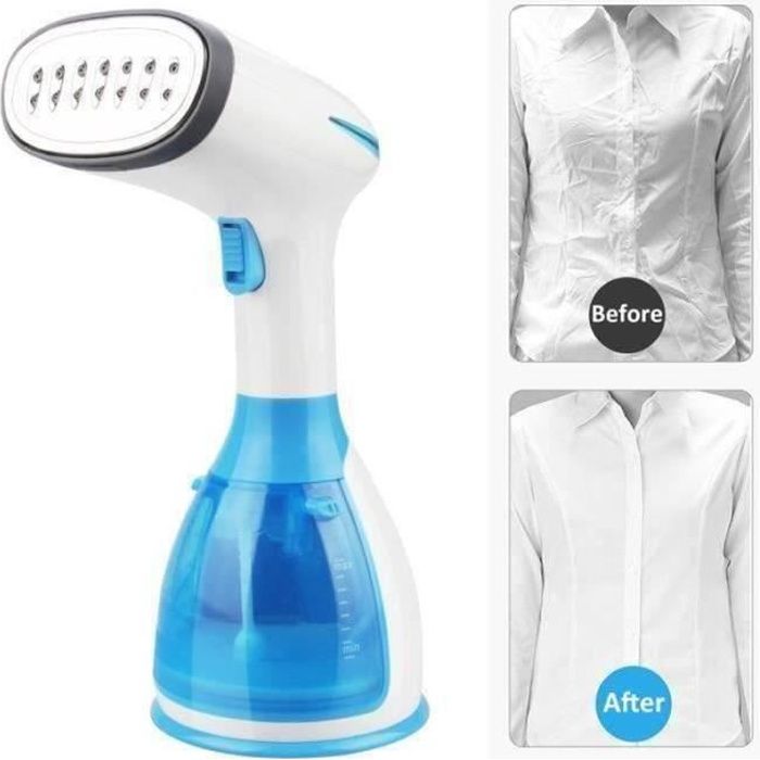 WS25512-Défroisseur à Vapeur 1500W 280ML Réchauffage Rapide en 20 Secondes Double Usage - Repasser Verticalement et Horizontalemen
