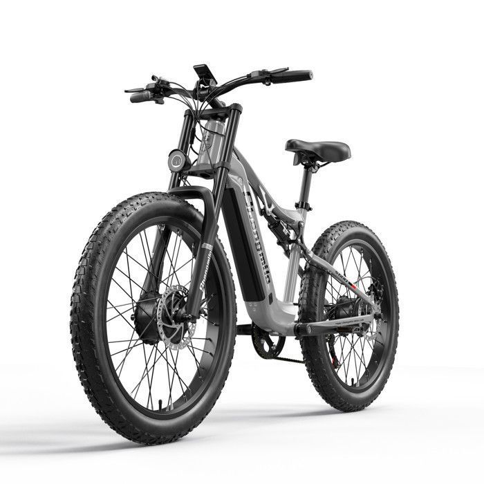 Vélo électrique Shengmilo Ebike gros pneu - 1000 W - 45 KM/H - 75 milles - VTT - 7 vitesses