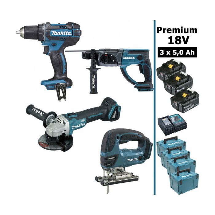 Makita DDF482RFJ Perceuse visseuse DDF482 18V Li-Ion (2 x 3Ah) en c Makpac - vue 6