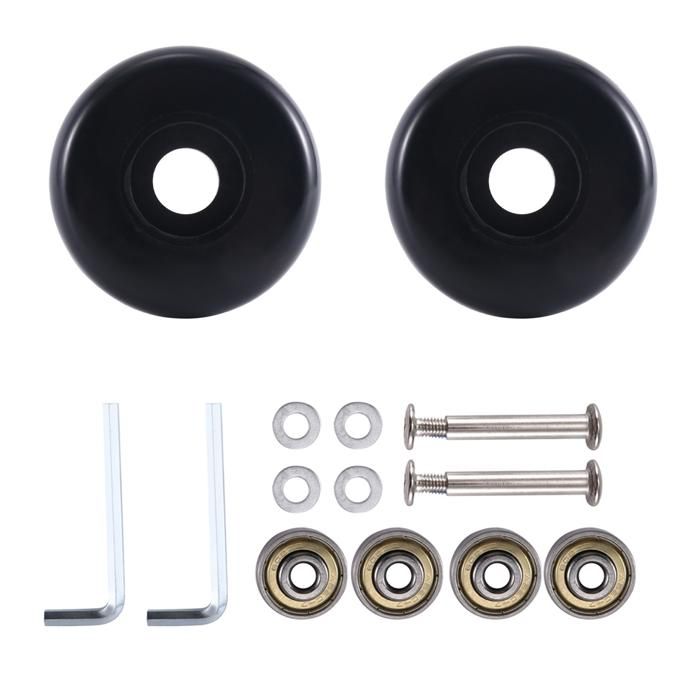 Roues De Valise De Remplacement Roulettes Valise Avec Clé Réparation Roulements 45 X 18 Mm Pour Réparation De Valise