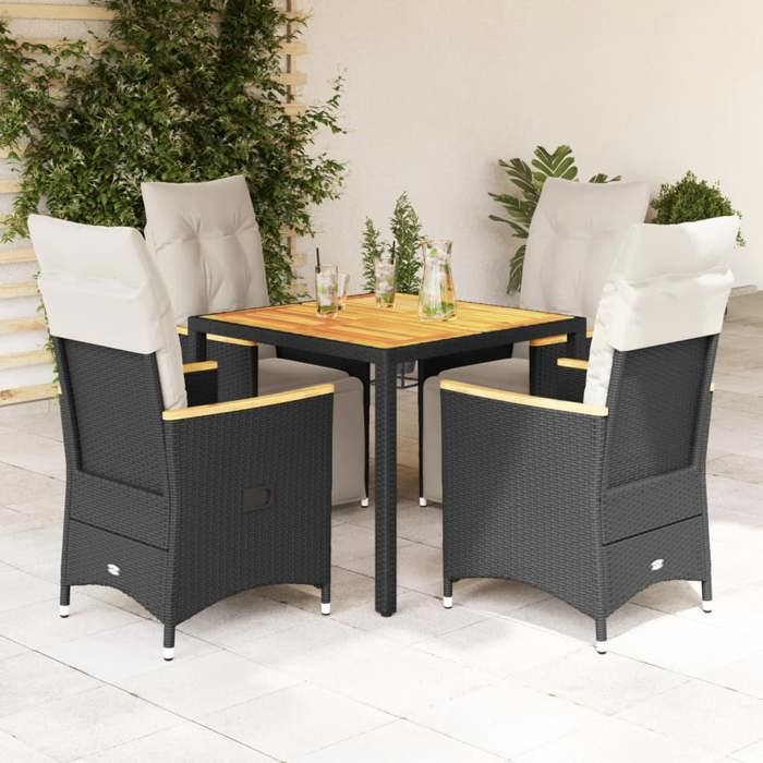 vidaXL Ensemble de bistro jardin 5 pcs - vue 2