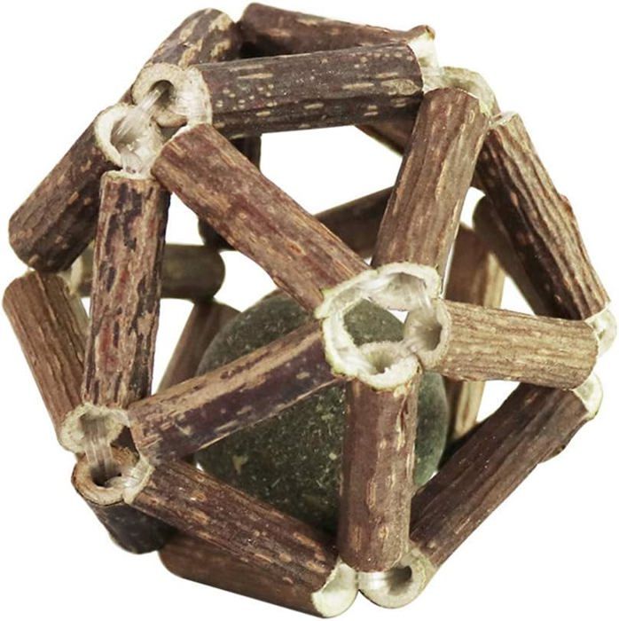 Jouets interactifs pour animaux de compagnie bâton de matatabi amusant boule à clochette à lherbe à chat boule à la menthe M