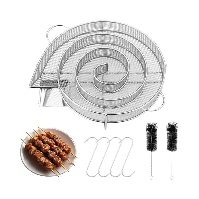 Fumage Poisson Viande Fromage VidaXL Générateur Fumée Froide 33,5 Cm Acier Inoxydable - Fumoir Froid Aliments Fumage Aliment Froid