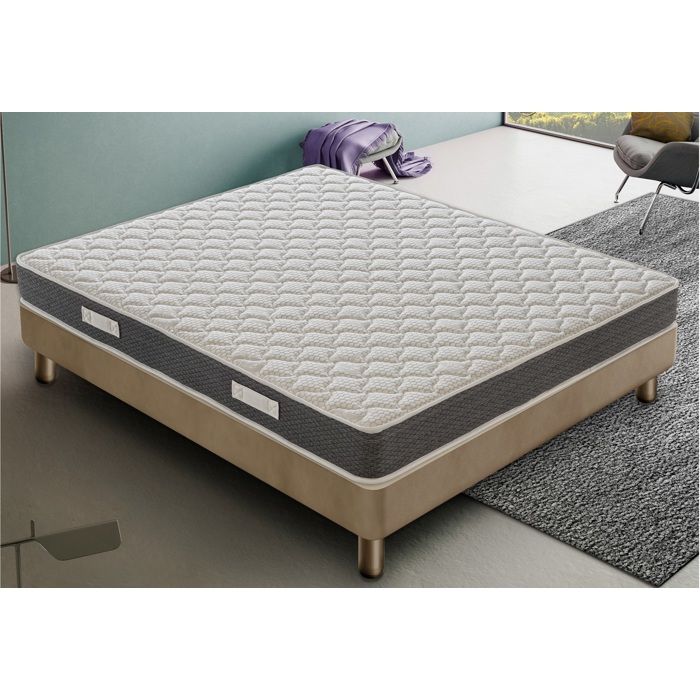 Matelas Ressorts Ensachés 160x200 cm LUNA - Epaisseur 20 Cm