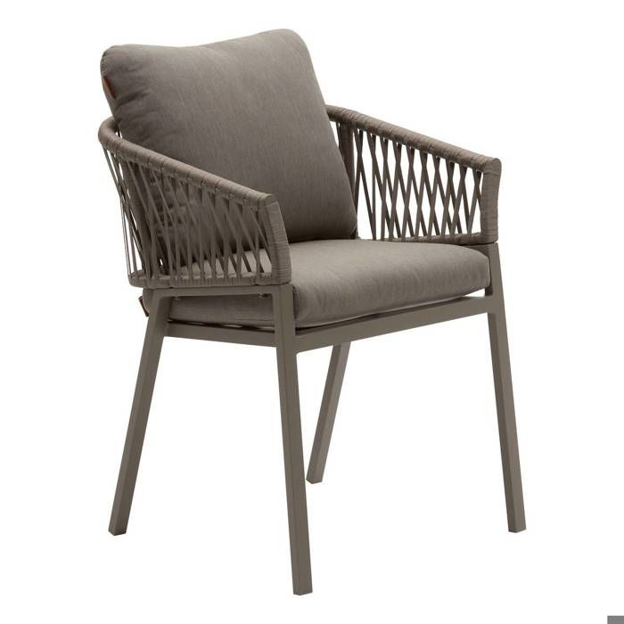 Lot de 2 fauteuils de jardin Oriengo café - Hespéride Lot de 2 fauteuils de jardin Oriengo café - Hespéride