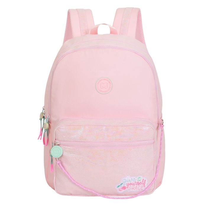 MARSHMALLOW - Sac à dos scolaire 2 compartiments GRACE PINK - Rose pastel - Fille MARSHMALLOW - Sac à dos scolaire 2 compartiments GRACE PINK - Rose pastel - Fille