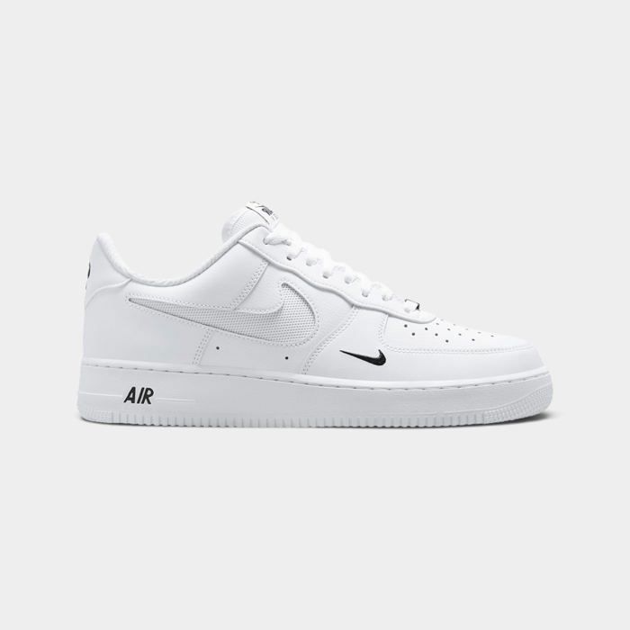 Nike Air Force 1 '07 LV8 White Black Reflect Silver Noir - Cdiscount ...