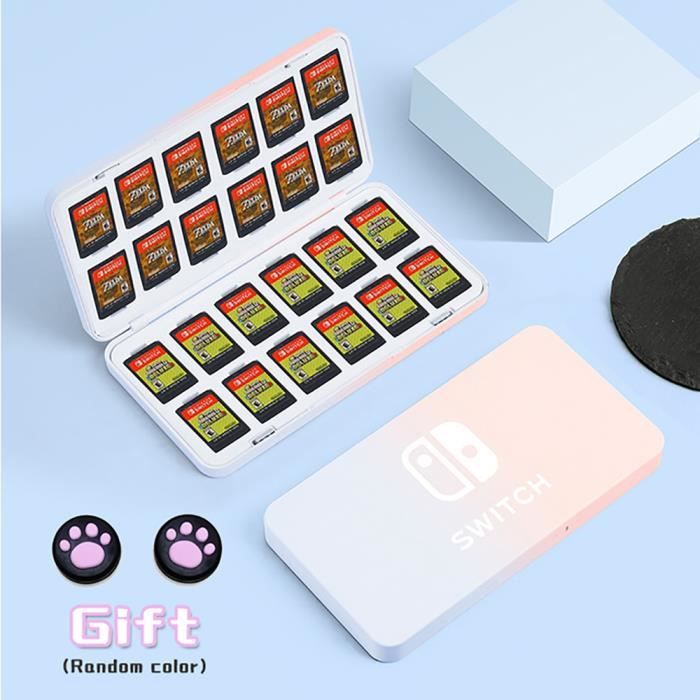 Étui de rangement pour jeux Nintendo Switch - Peut contenir jusqu'à 16 Jeux  Système de Rangement de Protection Organisateur de Cartes de Jeu Étui