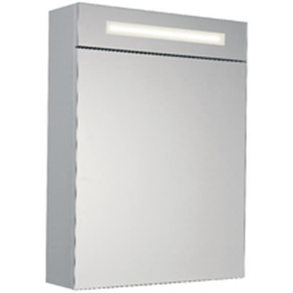 Alterna Armoire de toilette SEDUCTA 50 cm. 1 porte avec miroir contrecollé. éclairage tube