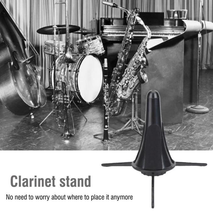 Support clarinette pliant acier pour instrument à vent flûte clarinette hautbois support clarinette plastique