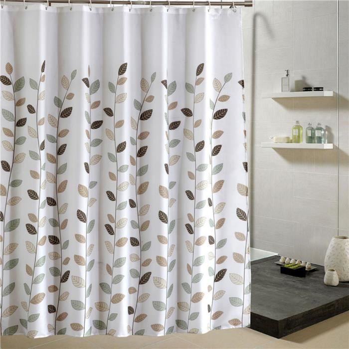 L'eau fixes tissu grenouilles Rideau de douche salle de bains Liner Panel Décor # 1