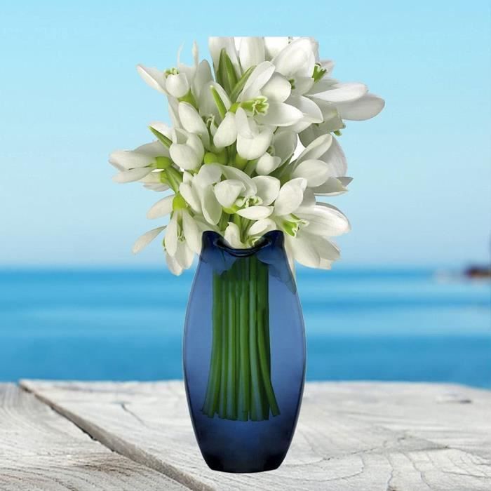 Vase decoratif Salon, Grand Vase a Poser au Sol Vase sur Pied Haut