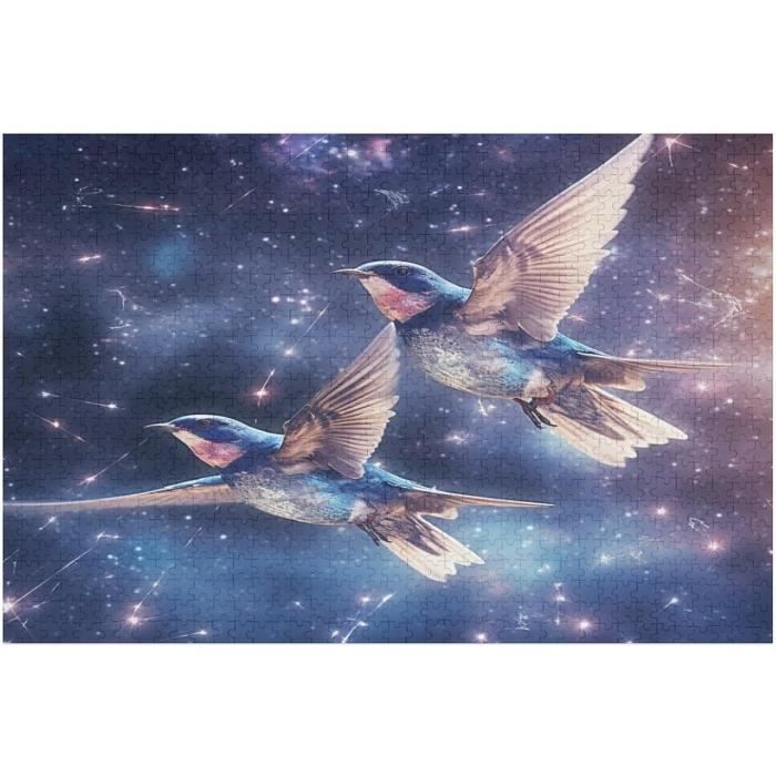 Puzzle Trefl 1000 Piezas - Colibríes Tropicales Con Cascada, Para Adultos Y Niños +12 Años, Ideal Para Relajarse Y Entrenar La Mente