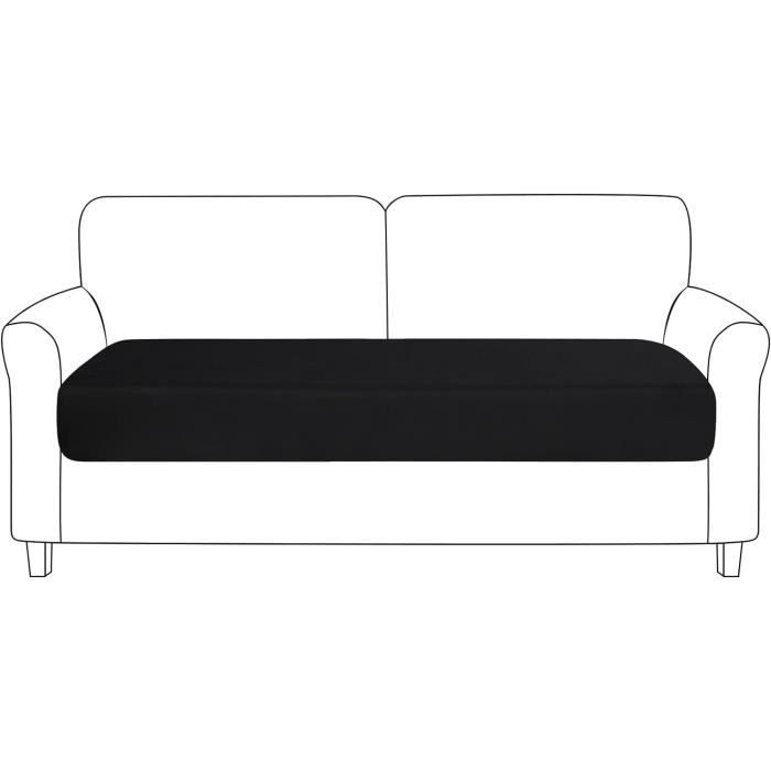Housse Coussin Canapé Extensible - Taille L (160-190cm), Polyester/Élasthanne | Anti-Tache, Lavable, Ajustable