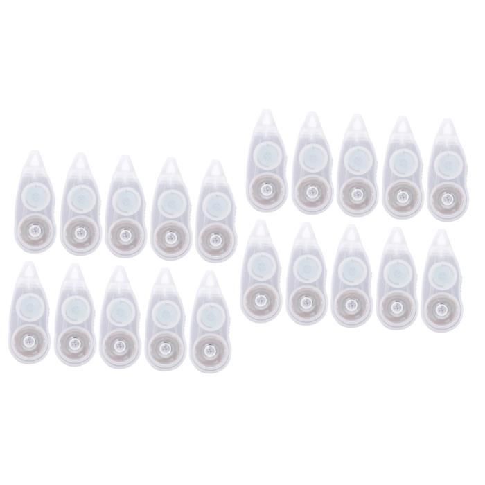Ruban Correcteur Blanc - Gomme Liquide - Largeur 6cm - Pour Bureau, École - Applique à Sec - 10