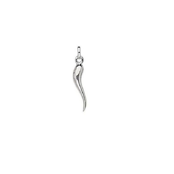 Pendentif Corne dabondance Porte Bonheur Piment22x4mm Argent Massif 925°°°