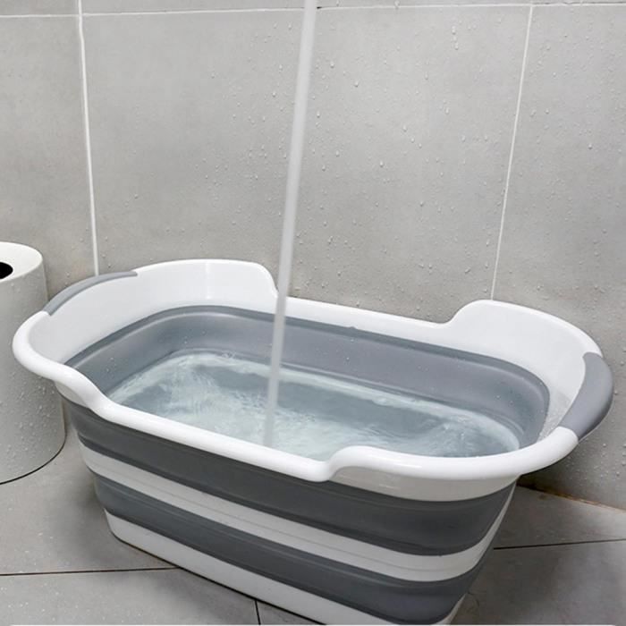 Version Blanc Grisatre Baignoire De Lavage Multifonctionnelle Pour Enfants Panier A Vetements Pliable Conteneur Articles Achat Vente Baignoire 2008444275778 Soldes Sur Cdiscount Des Le 20 Janvier Cdiscount