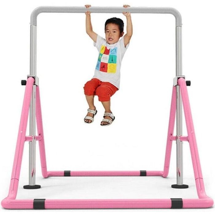 Barres Gymnastique en Acier PE Barres Gymnastique Hauteur R glable avec capacit de 100KG