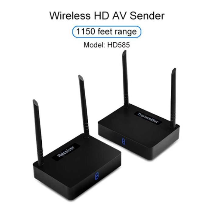 Émetteur et récepteur WiFi sans fil HDMI Extender jusqu'à 350 m