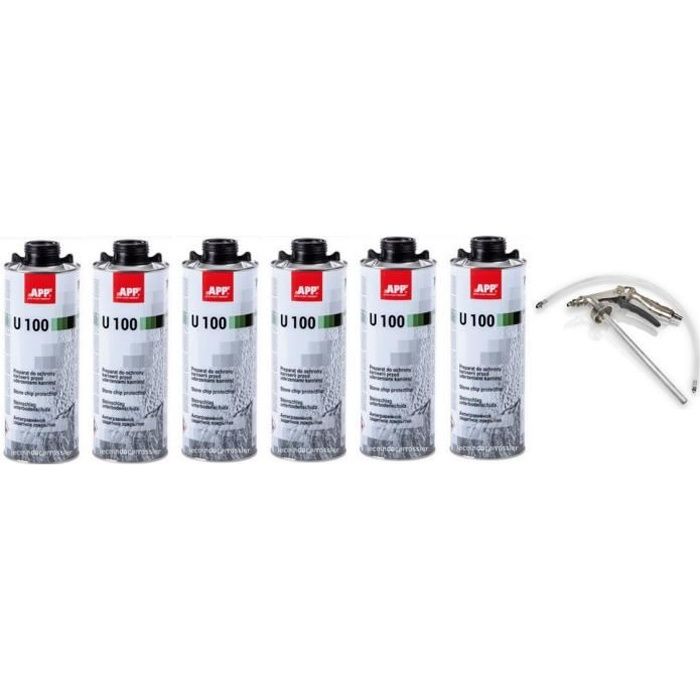 Blackson - Produit anti gravillon - Noir - Carrosserie - Bidon 1L - APP