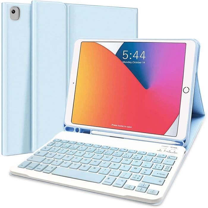 Clavier Coque Pour IPad 9ème/8ème/7ème Génération 2021/2020/2019