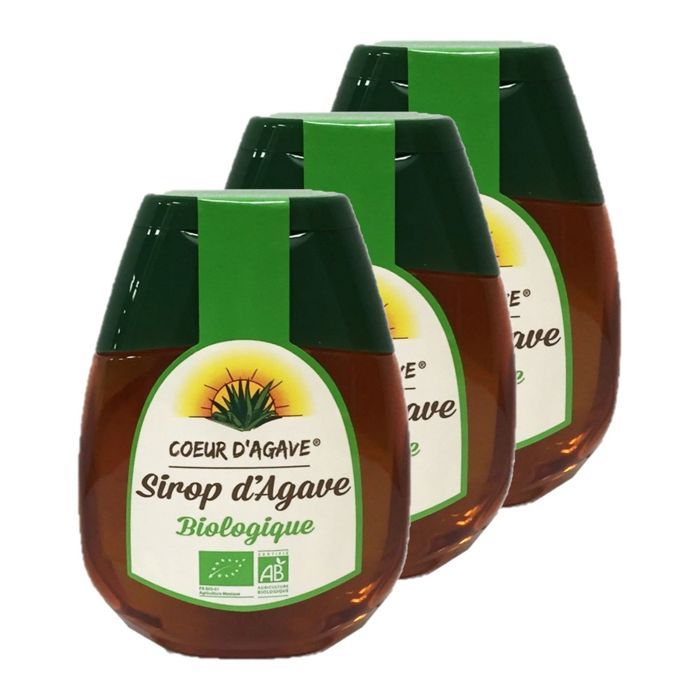 Cur d'Agave - Lot 3x Sirop d'agave Bio - Cur d'Agave - squeezer 250g -  Cdiscount Au quotidien