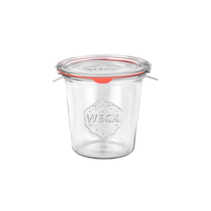 36 Pots En Verre Weck De 160 Ml Avec 36 Couvercles En Verre
