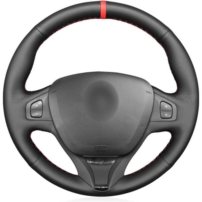 Mewant Cousu À Main Housse Volant Clio 4 Iv / Captur Fait Cuir Microfibre