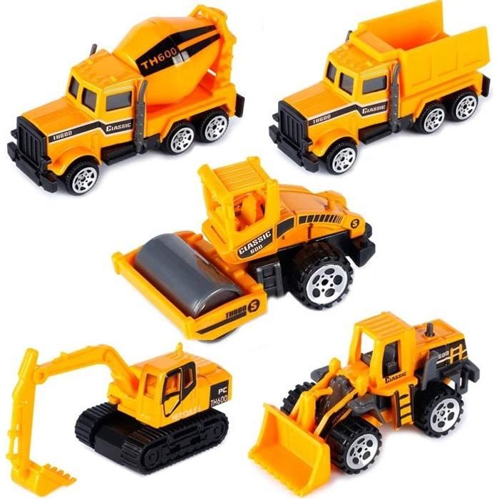 Coloré Petit Mini Tracteur En Plastique Jaune Camion Camion Jouet