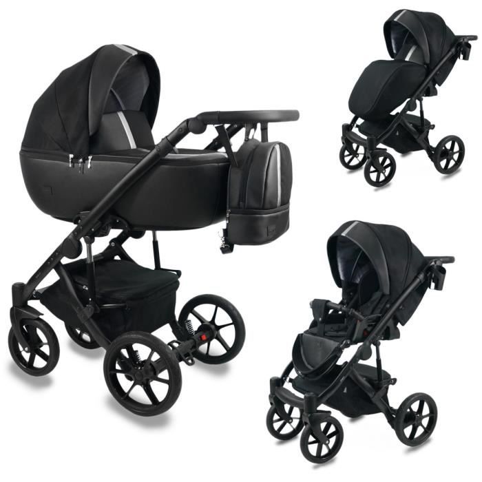 Poussette 3 en 1 set siège auto pour bébé isofix selection Air by SaintBaby Platinum 3en1 avec siège auto pour bébé