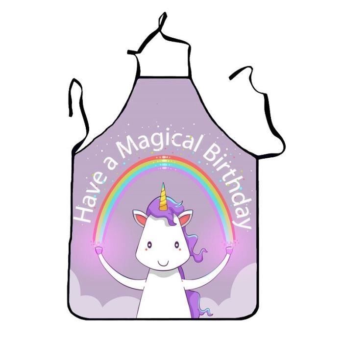 Tablier De Cuisine Dessin Anime Licorne Imprime Impermeable Chef Cuisine Tabliers Hommes Femme Fete Tablier Type 2 68cmx74cm Achat Vente Tablier De Cuisine Soldes Sur Cdiscount Des Le 20 Janvier Cdiscount