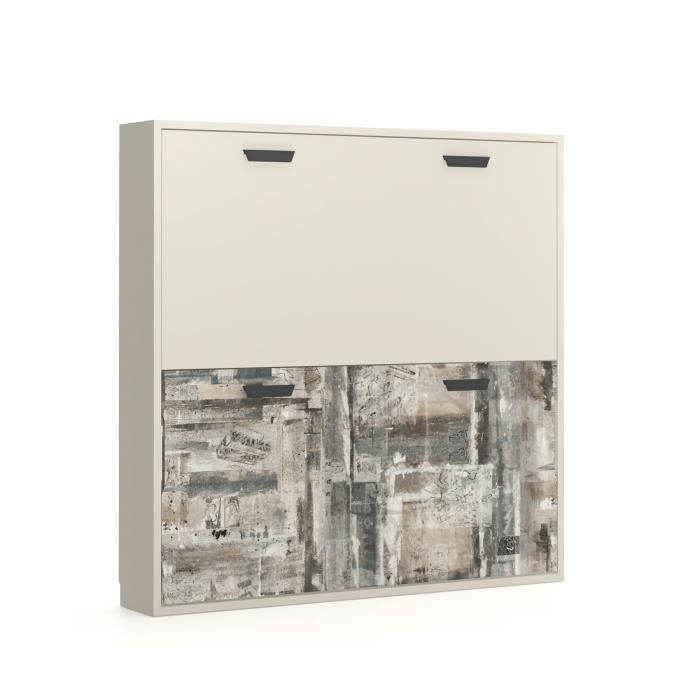 Lit Superpose Escamotable 209 8x211 9x36 Cm Terre Fantasia
