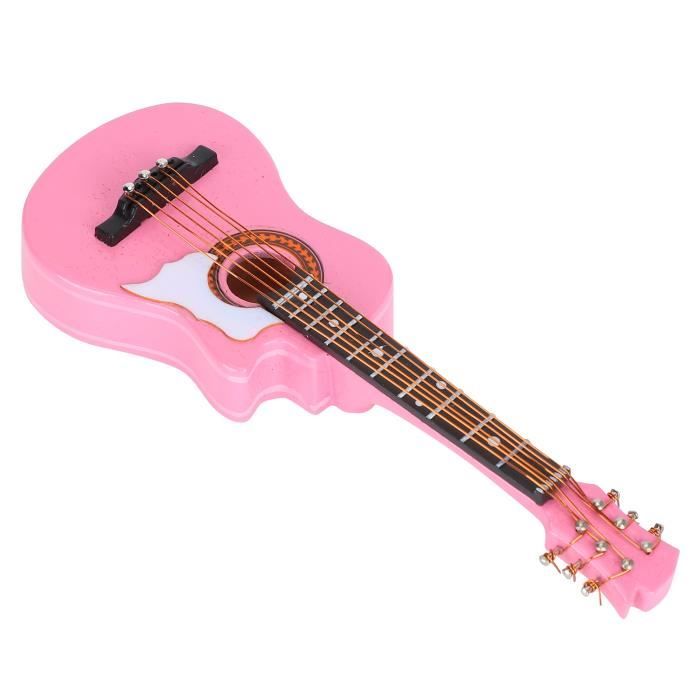 Guitare jouet pour enfants, avec support 10 x 3,5 cm / 3,9 x 3,9