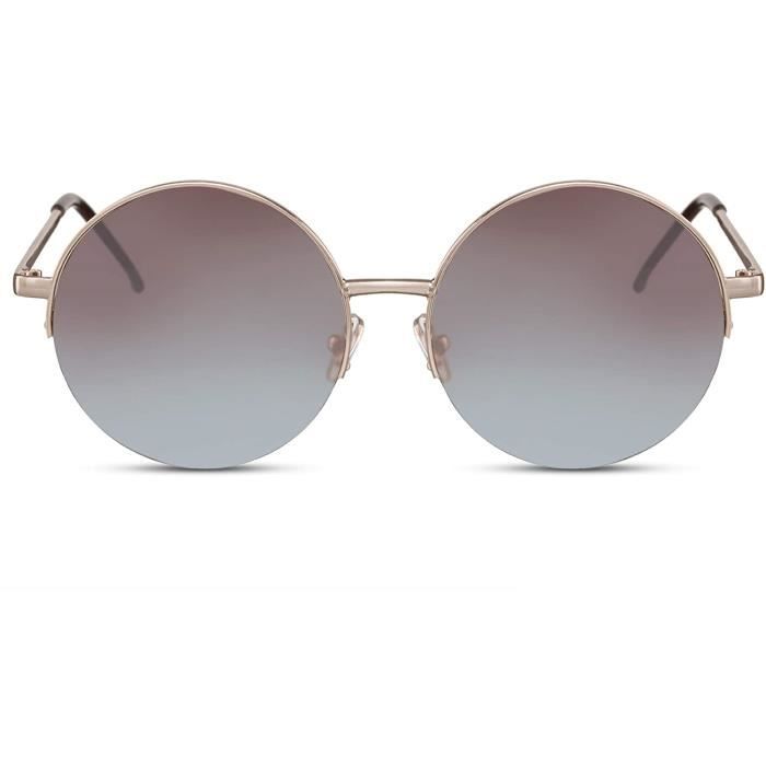 Lunettes hot sale semi rondes