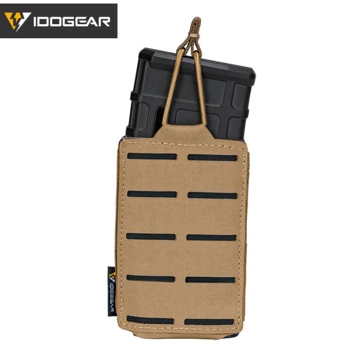Pochette Tactique Molle Pour Chargeur 7,62 Mm - Wosport, Ouverture Pochette Tactique Molle Pour Chargeur 7,62 Mm - Wosport, Ouverture