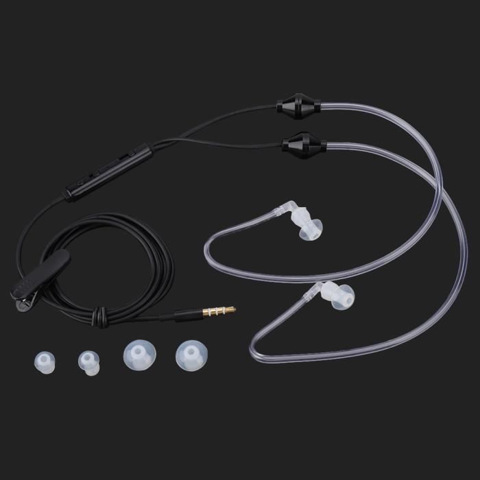 Écouteur Tube Air Anti-Radiation YOUTHINK 3.5mm – Microphone PTT Discrétion & Qualité Sonore