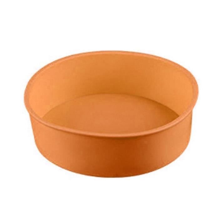 Moule à Gâteau En Silicone Rond 9 Pouces (23 Cm) – Design Cannelé – Antiadhésif, Va Au Four, Micro-ondes, Congélateur - 8