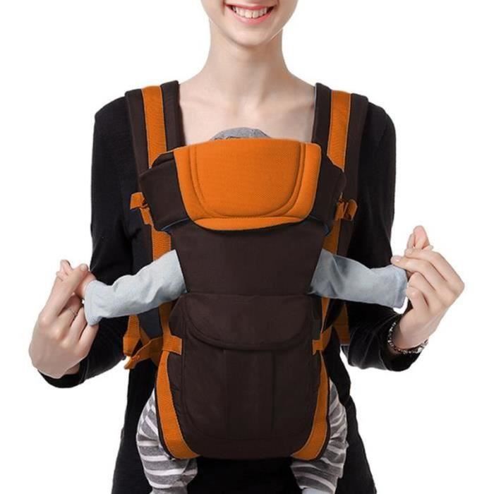 Yf Porte Bebe Ergonomique 4 Positions Multifonctionnel Pour Bebe Nouvelles Nes Petits Enfants Avec Pochette Pratique Ajus Cdiscount Puericulture Eveil Bebe
