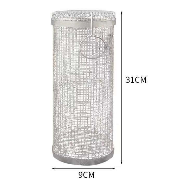 Grille Camping Acier Inox Gril De Feu De Camp Pliable HERCHR - En Acier
