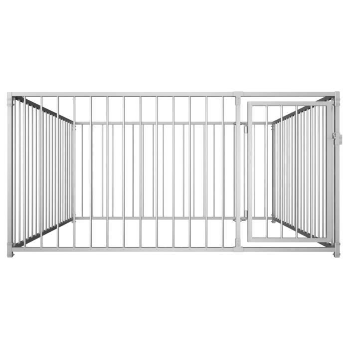 Comparer les prix de BET Chenil dextérieur pour chiens 200 x 200 x 100 cm BET9472646031778