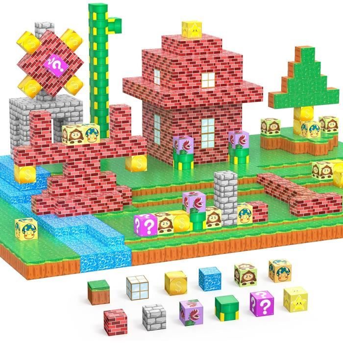 Blocs De Construction Magnétiques – Cadeaux De Pour Les Enfants – Blocs