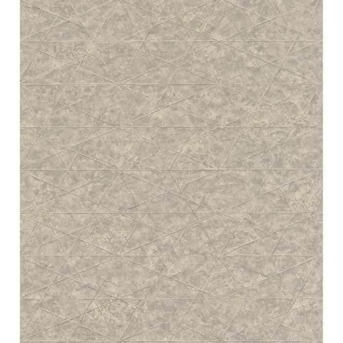 Papier peint intissé 10216-15 Papier peint graphique 0.53 x 10.05 m Erismann GMK - Fashion For Walls noir | Leroy Merlin