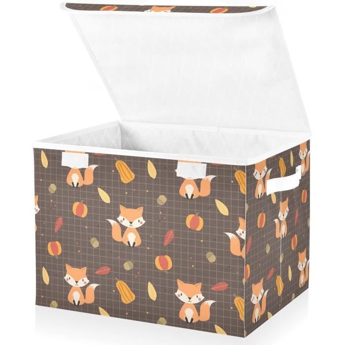 Panier De Rangement Avec Couvercle En Osier - Lot, Dimensions ~22.5x16x12 Cm - Empilable, Pour Salle De Bain, Salon, Cuisine - Décoration Bohème Et Pratique