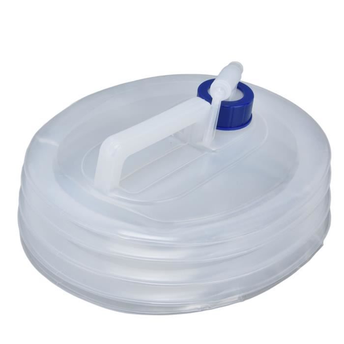 Pichet de Stockage d'Eau de Camping Capacité 15L Distributeur de Boisson avec Robinet