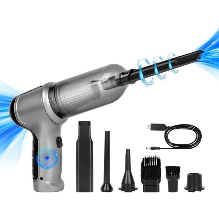 Aspirateur Voiture Sans Fil 4 En 1 – 25000 PA, Moteur Brushless, Batterie 6000 MAh