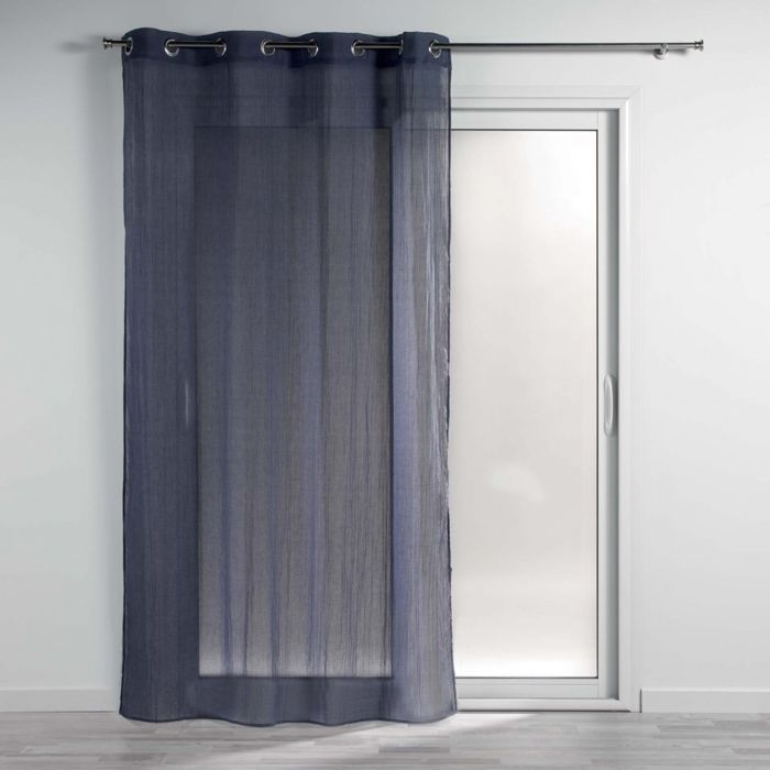 PANNEAU A OEILLETS 140 x 240 CM ORGANZA DEVORE GEOMATIC BLANC