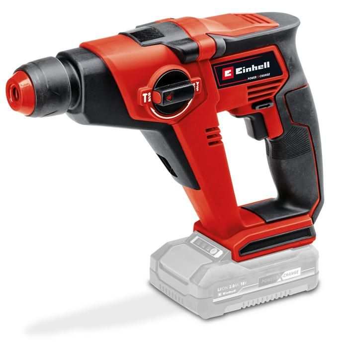 Marteau Perforateur Sans Fil EINHELL TE-HD 18/12 Li-Solo – 18 V, 1,3 J, SDS-Plus - vue 2